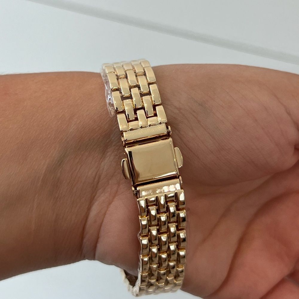 Panthere Classic Stainless Steel Gold Square Watch - Timeless Sophistica… - Picture 5 of 16